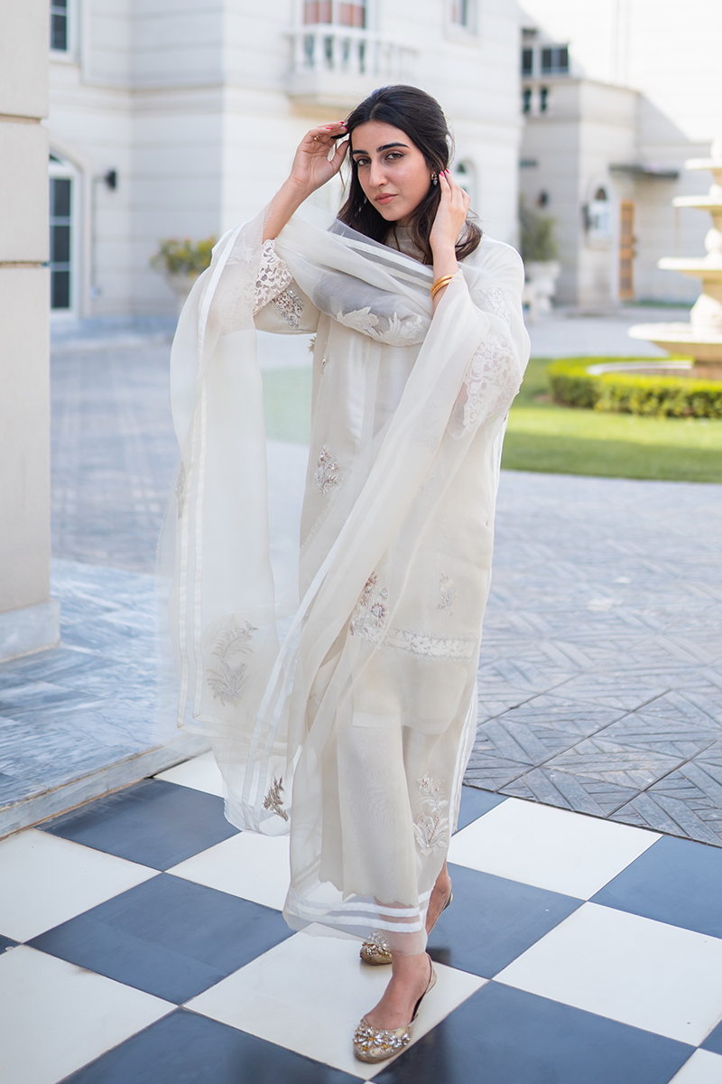 IVORY RAWSILK